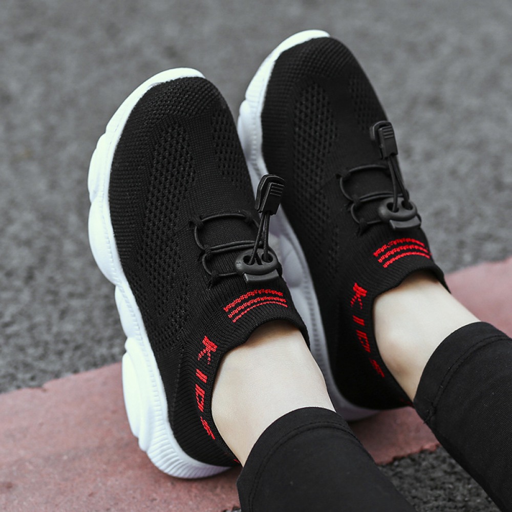 New Knitted Children's Low-Cut Socks Shoes Casual Breathable Sports Shoes